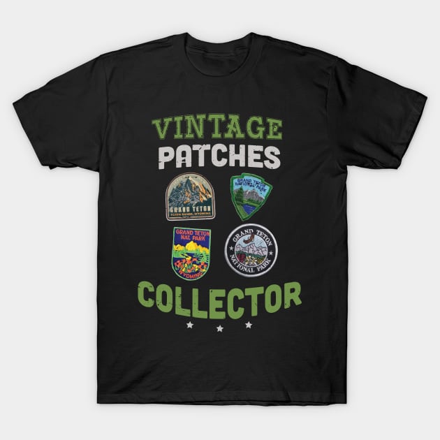 vintage patches collector / patches lover gift idea / patch collector present T-Shirt by Anodyle